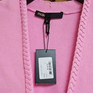 Maje Sweaters Maje Madene Belted Knit Cardigan Poshmark